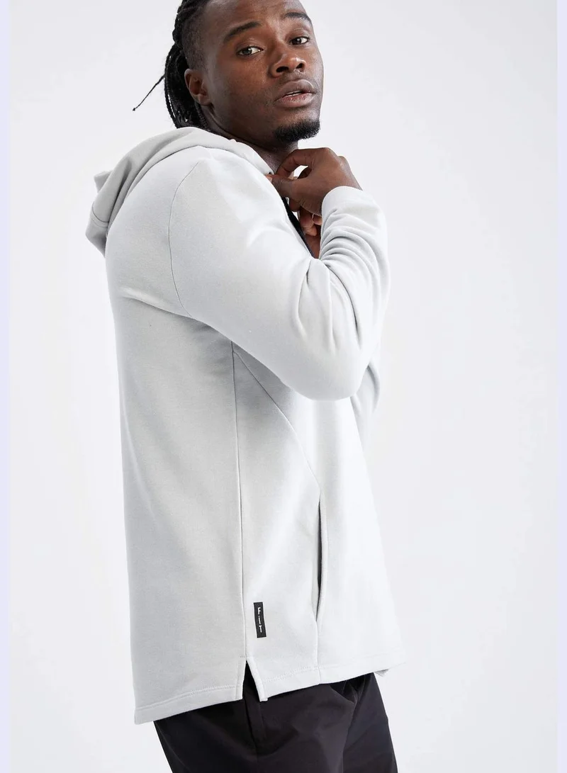 DeFacto Man Knitted Standart Fit Hoodie Sweat Shirt