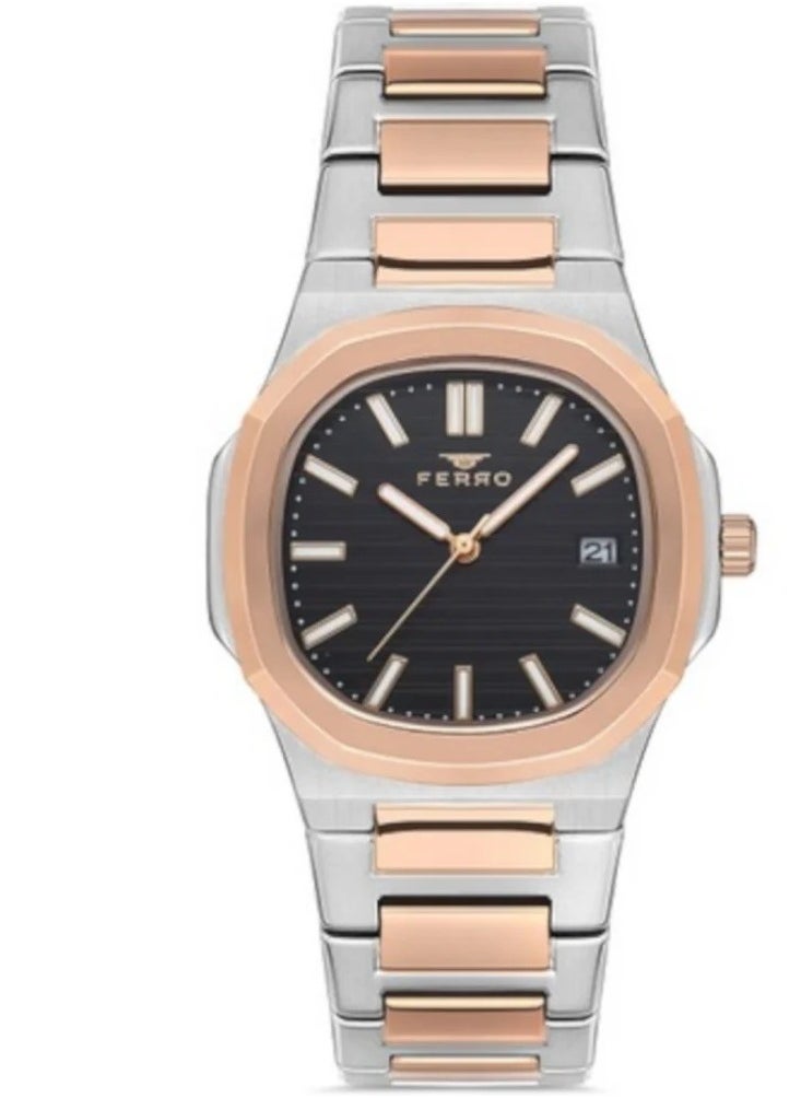 FERRO - F40095A-E,Watches for Men , analog , Stainless Steelr strap - Image 1