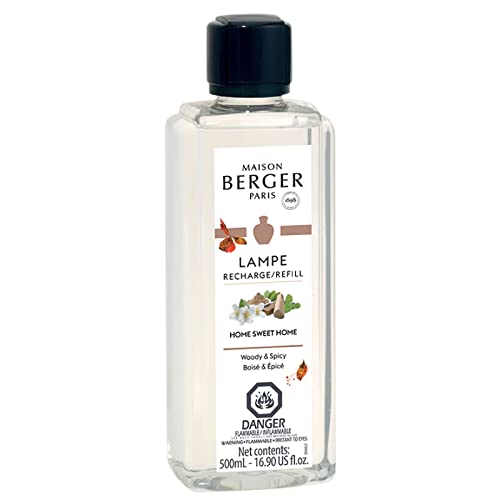 Maison Berger منزل جميل - عبوة إعادة تعبئة عطر لامب بيرجر لموزع زيت العطر المنزلي - 16.9 أونصة سائلة - 500 مل - Image 1
