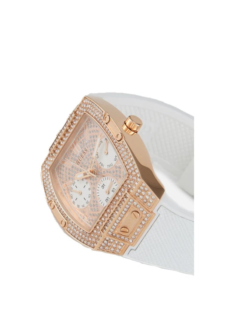 Guess Womens Raven Rose Gold paved with crystals watch GW0105L3 - Image 2