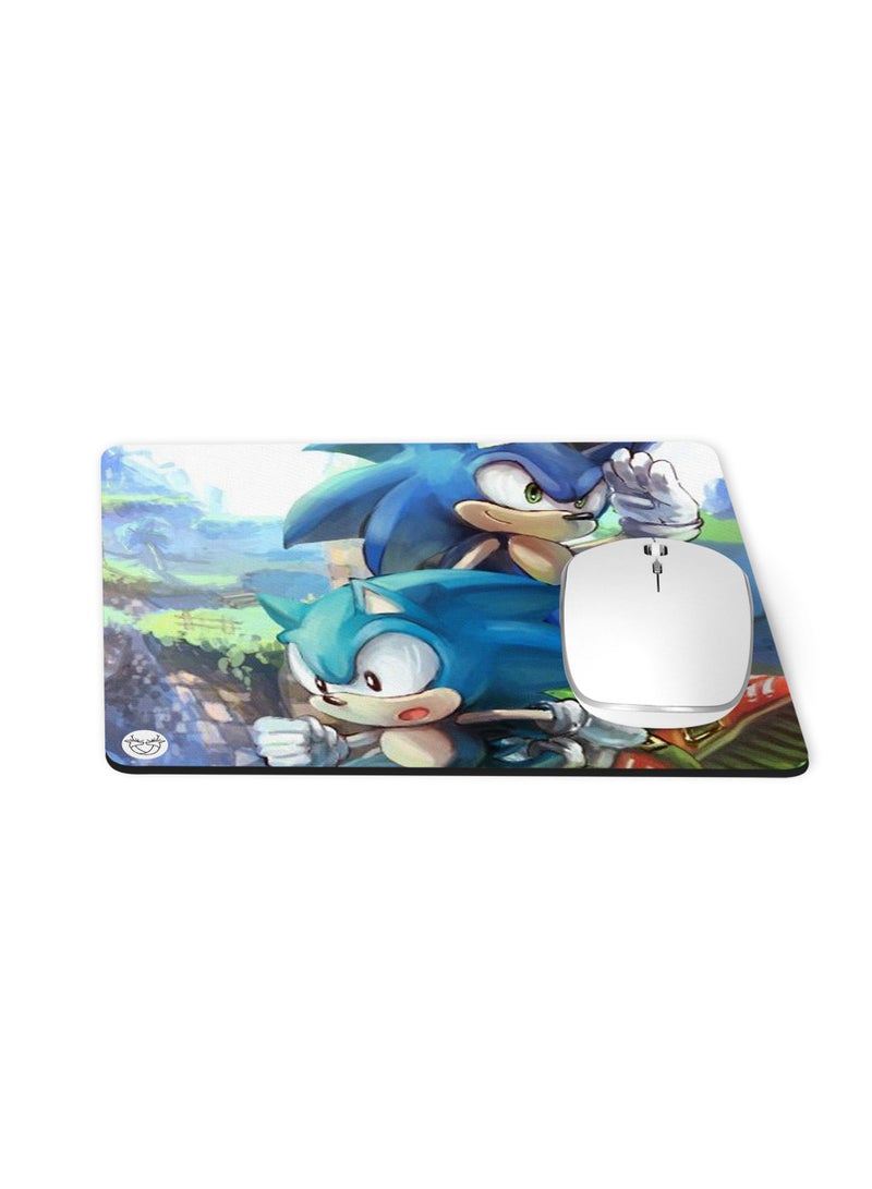 Reeman Design Mouse pad with Sonic cartoon design
