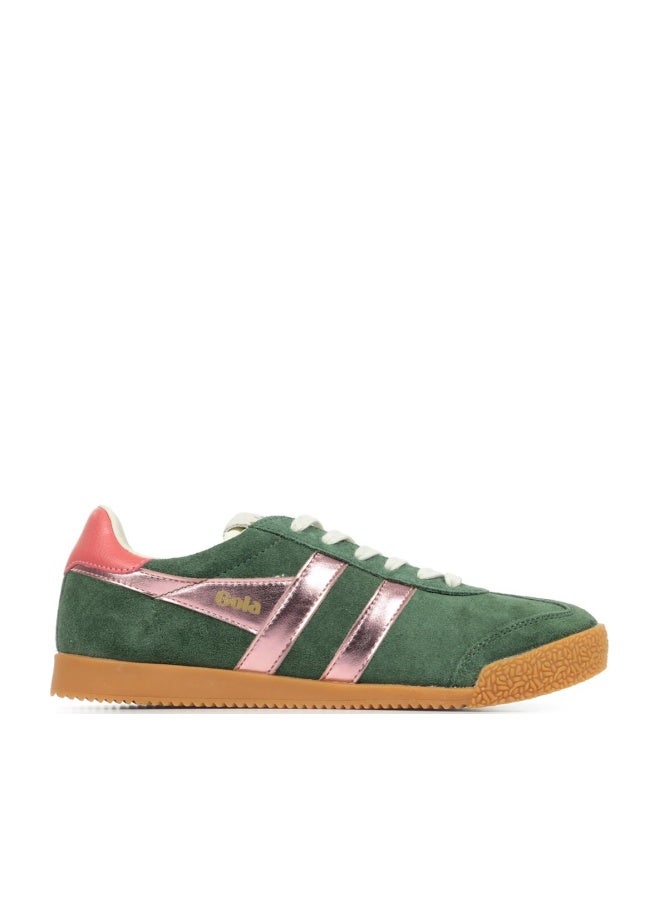 Gola Womens Elan Glitz, Evergreen/Pink/Coral, 8, Medium - Image 1