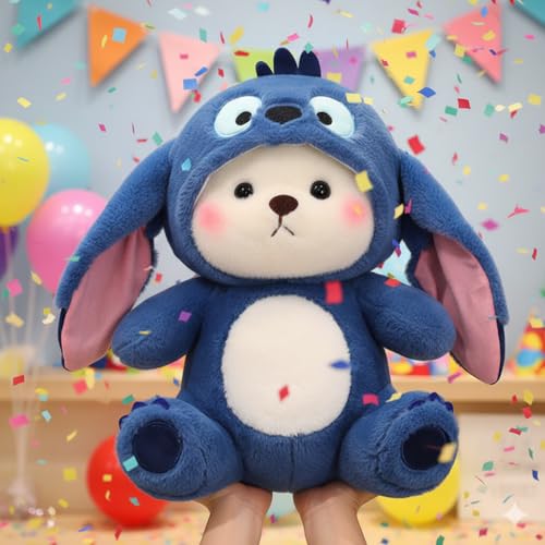 MiniMoo Hoodie Teddy Bear Soft Toy (Large 38 CM / 15 Inch) - Plush Stuffed Animal with Removable Hoodie Teddy, for Kids of All Ages – Boys & Girls - Image 1