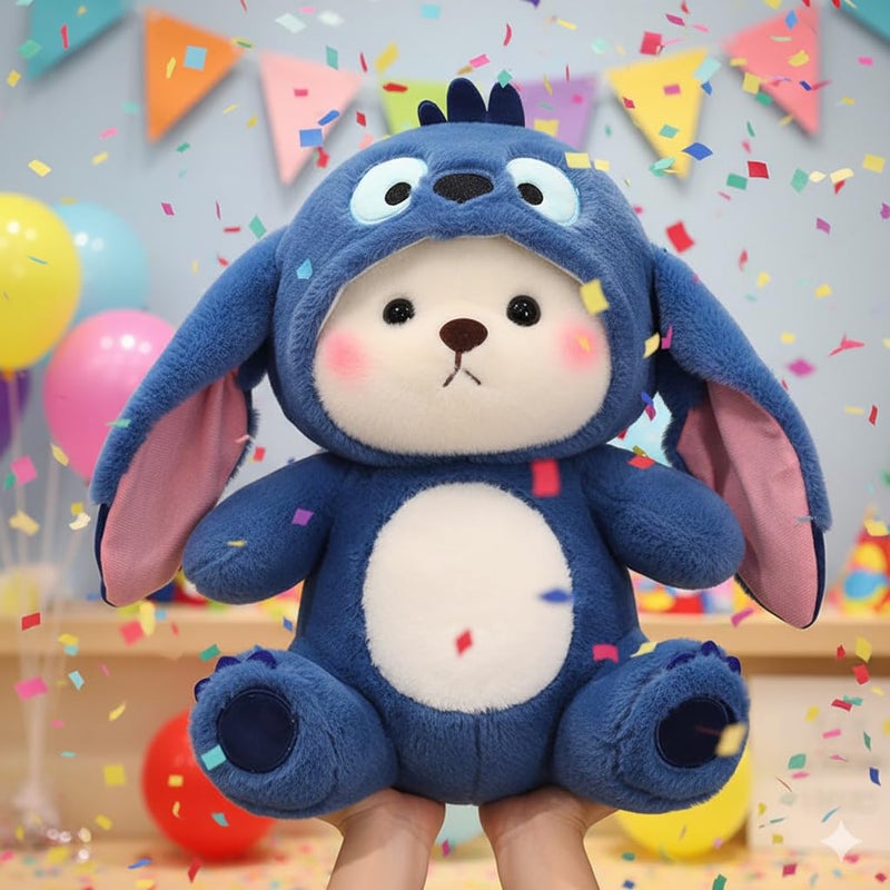 MiniMoo Hoodie Teddy Bear Soft Toy (Large 38 CM / 15 Inch) - Plush Stuffed Animal with Removable Hoodie Teddy, for Kids of All Ages – Boys & Girls - Image 4