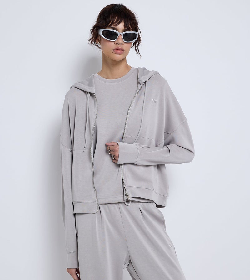 إف5 هودي نسائي بسحاب كاجوال - Image 1