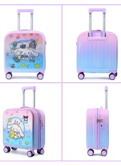 CityRiya-Long Kids' Luggage, Travel Suitcases for Girls Boys, Children's Cycling Luggage, 20" Toddler Suitcase Kid Ride Rolling, Travel Luggage Sets for Kid, Kids Ride On Suitcase, Child Carry-On Luggage  - Image 5