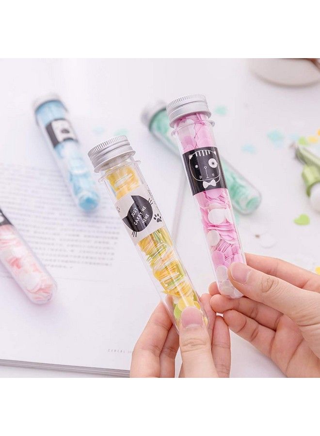 Parteet Flower Design Tube Shape Bottle Paper Soap Clean Soft Bath For Travel (Pack Of 2)(Assorted) - Image 1