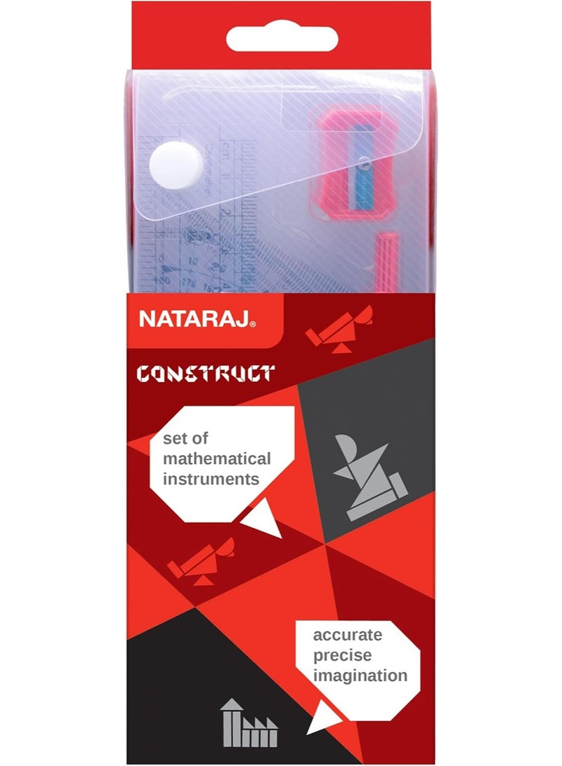 ناتاراج مجموعة أدوات ناتاراج كونستركت الرياضية - مجموعة هندسة كاملة للطلاب - Image 2