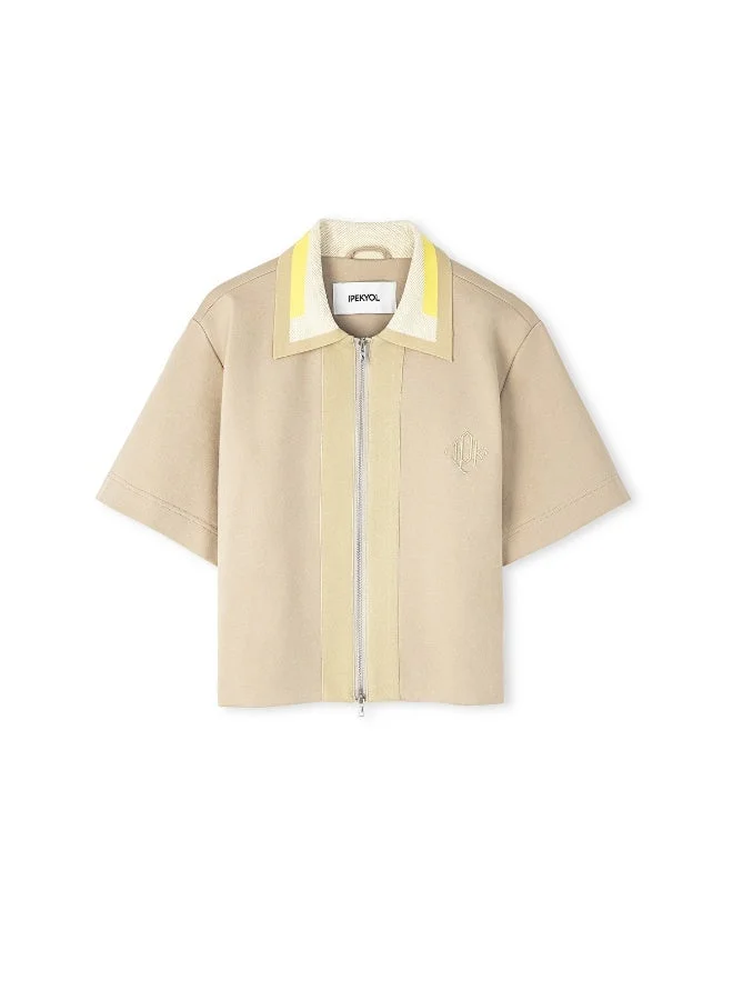 Ipekyol Relaxed Fit Mixed Media Shirt