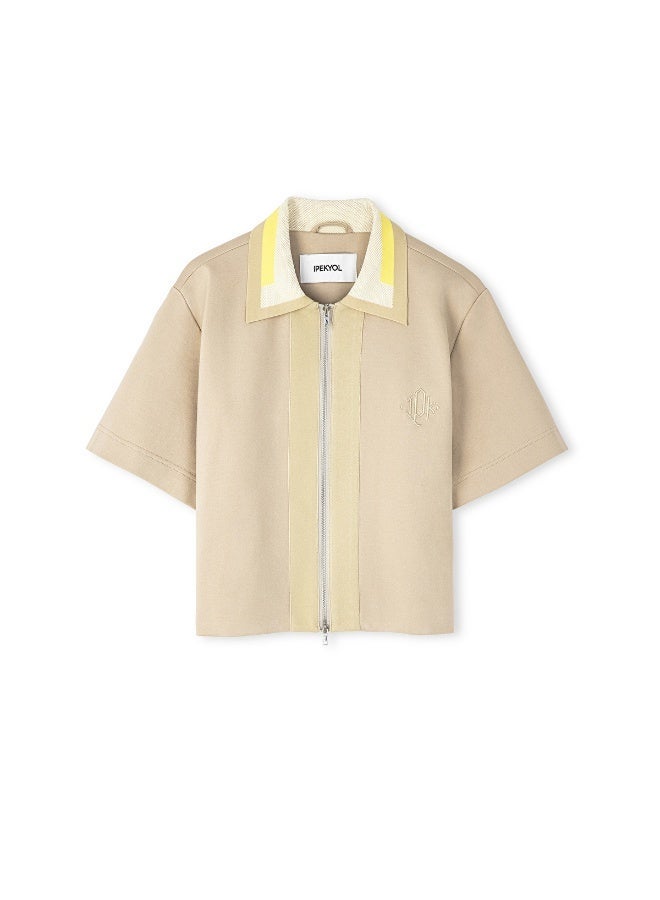 Ipekyol Relaxed Fit Mixed Media Shirt - Image 2