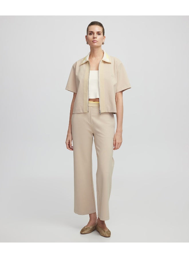 Ipekyol Relaxed Fit Mixed Media Shirt - Image 5