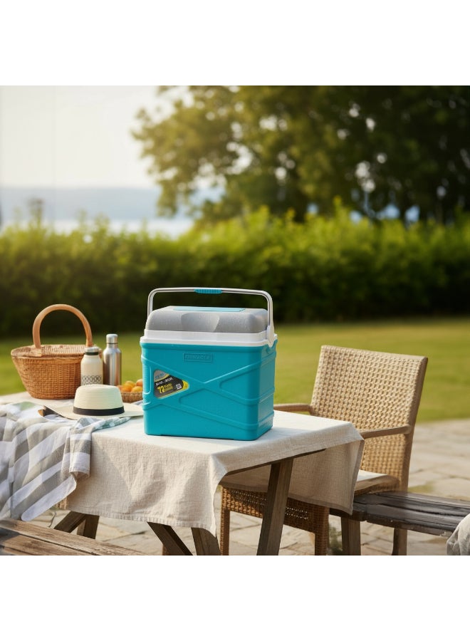 PINNACLE Plastic Insulated Pasco Ice Chest Blue and Grey 30 Liter TPX-7500 - Image 2