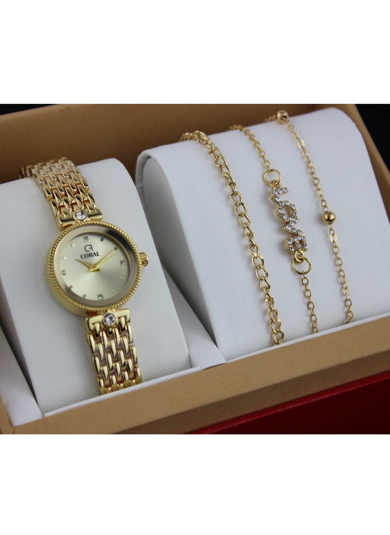 Reclaim with Argireline Women's evening watch set 