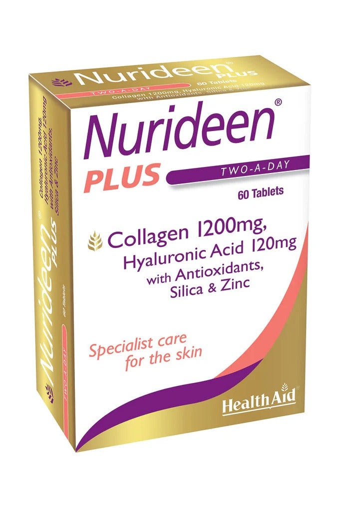 Health Aid HealthAid Nurideen Plus – 60 Tablets, Nutritional Support for Skin, Hair & Nails - Image 1