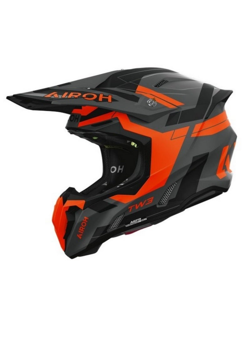 AIROH TWIST 3 DYNASTY ORANGE MATT Helmet - Image 2