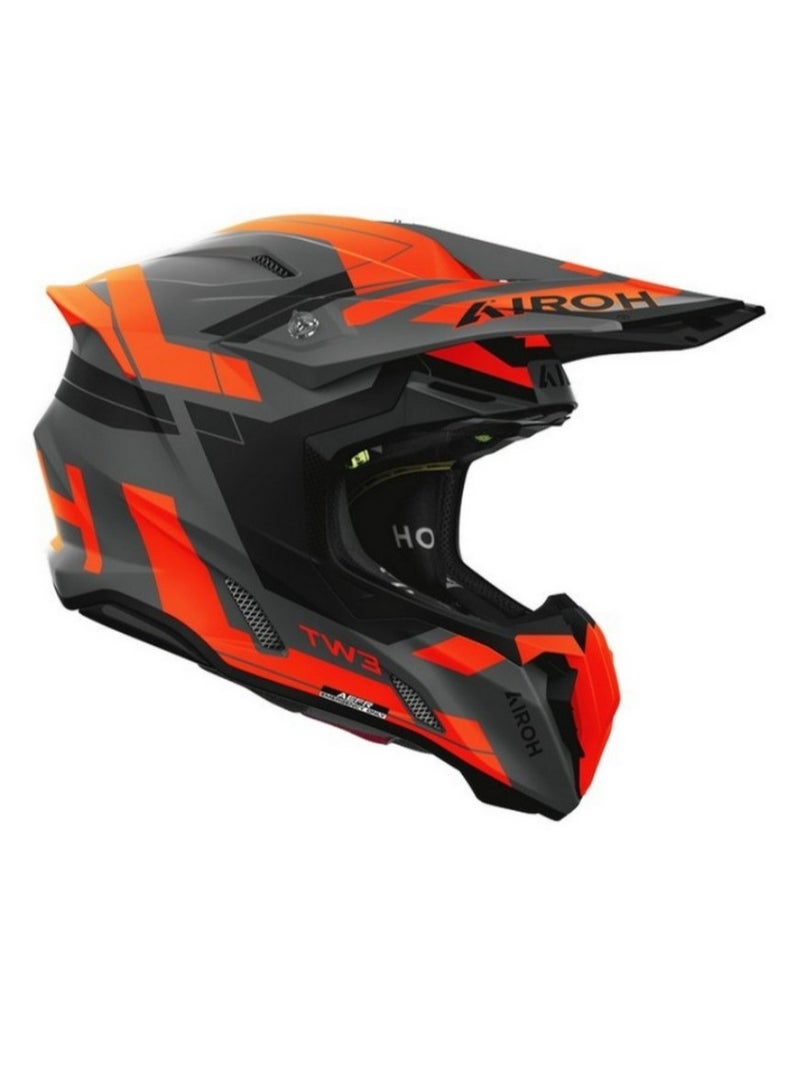 AIROH TWIST 3 DYNASTY ORANGE MATT Helmet - Image 1