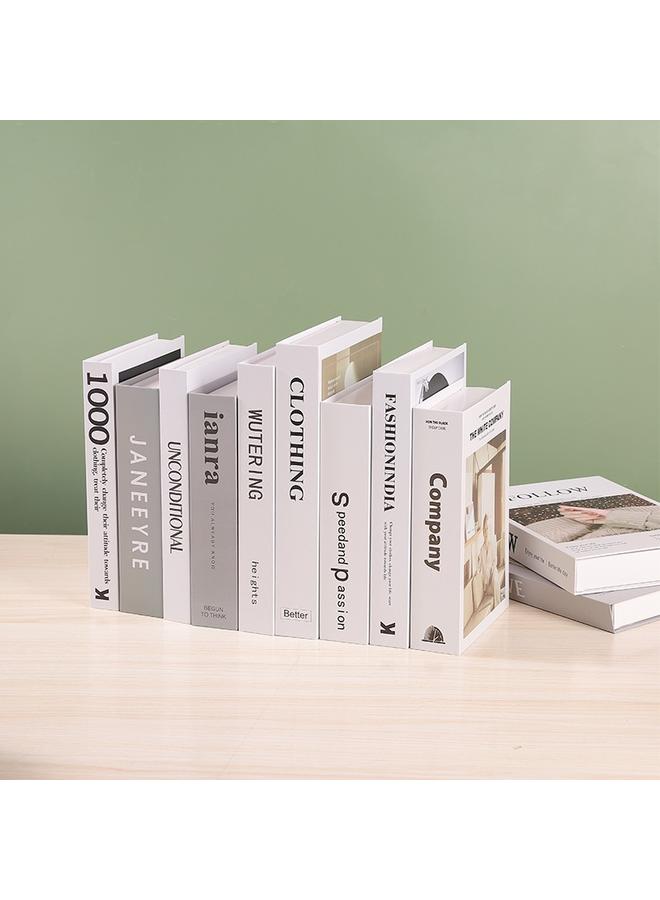 Bluejw New Modern English Foldable Simulation Decorative Book Small Objects Storage Home Living Room Shop Window Decorations - Image 2