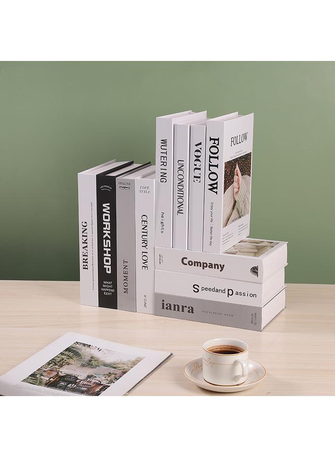 Bluejw New Modern English Foldable Simulation Decorative Book Small Objects Storage Home Living Room Shop Window Decorations - Image 5