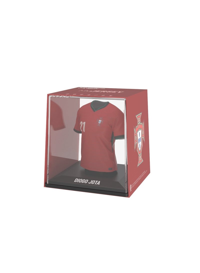 Splink - Diogo Jota (Portugal) - Home Jersey Display Case, Official Licensed Collectible