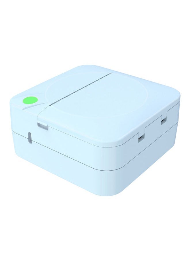 NIBEMINENT Portable Mini Thermal Printer Blue  - Image 2
