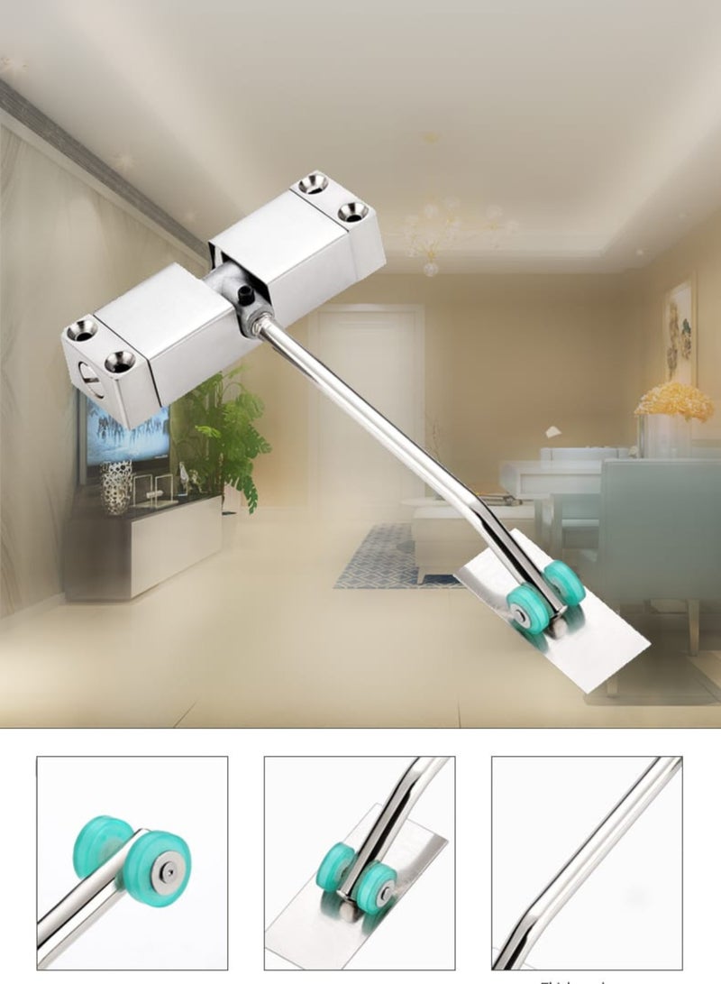 Door Closer Automatic Safety Spring Door Closer Anti-Theft Easy to Install to Convert Hinged Doors to Self Closing - Image 5