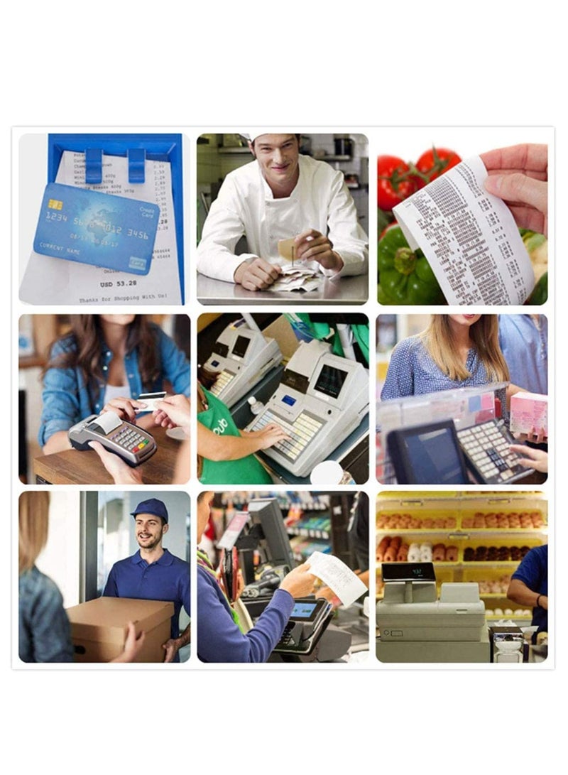 MARKQ Thermal Paper Receipt Rolls 57 x 40mm Bill Ticket Printing for POS/Cash Register Receipt Credit Card Machine, EPOS [10 Rolls] - Image 5