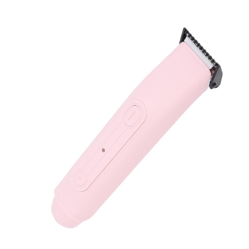 Rechargeable Electric Body Hair Trimmer For Women Pink IPX6 Waterproof Stainless Steel Cutter For Bikini Legs Underarms - Image 4