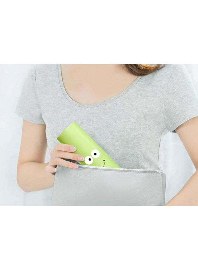 NIBEMINENT 5-Piece Portable Toothbrush Holders And Accessories Set Green/White 6.8 x 20cm - Image 5