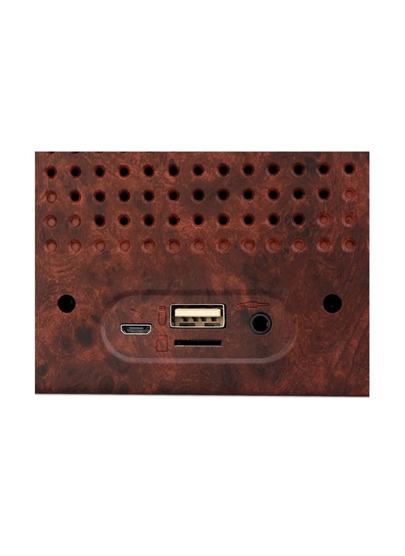 NIBEMINENT Retro FM Radio Receiver TR607 Brown  - Image 4