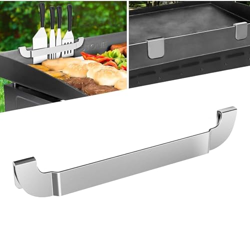 ZHSX 10 Inch Griddle Spatula Holder Magnetic Design, Stainless Steel Grill Barbecue Tool Rack, Griddle Accessories for Blackstone Flat Top Griddle and Other Grill Griddles (1 Pcs) - Image 1