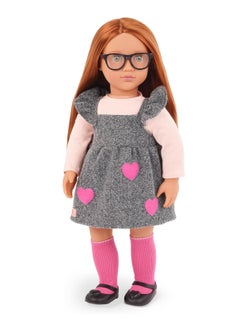Our Generation Our Generation - Kelly Doll In School Dress And Heart Patches  - Image 1