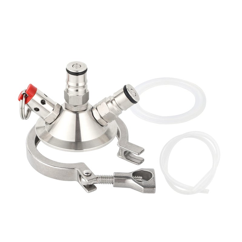 BALL LOCK TAPPING HEAD TO 2INCH TRICLOVER COMMERCIAL KEG ADAPTOR