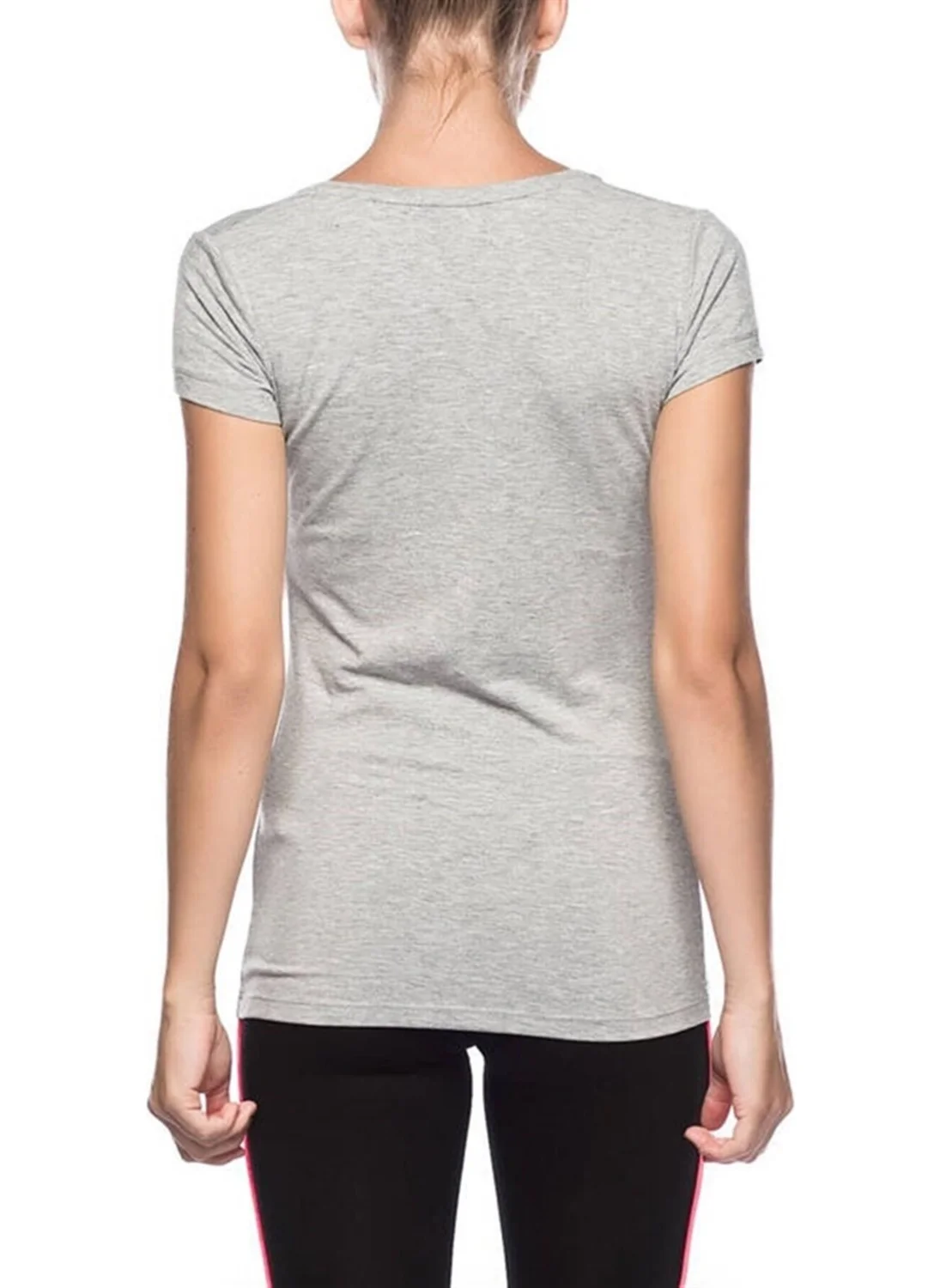 U.S. Polo Assn. Deep Scoop Neck Basic T-Shirt