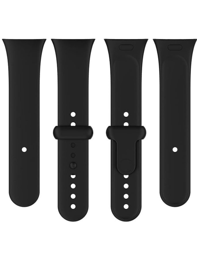 Strap Silicone Compatible With Xiaomi Redmi Watch 3 Active/Redmi Watch 3 Lite, Sport Silicone Watch Band Wrist Strap, Bracelet Wristband Wrist Strap - Image 2