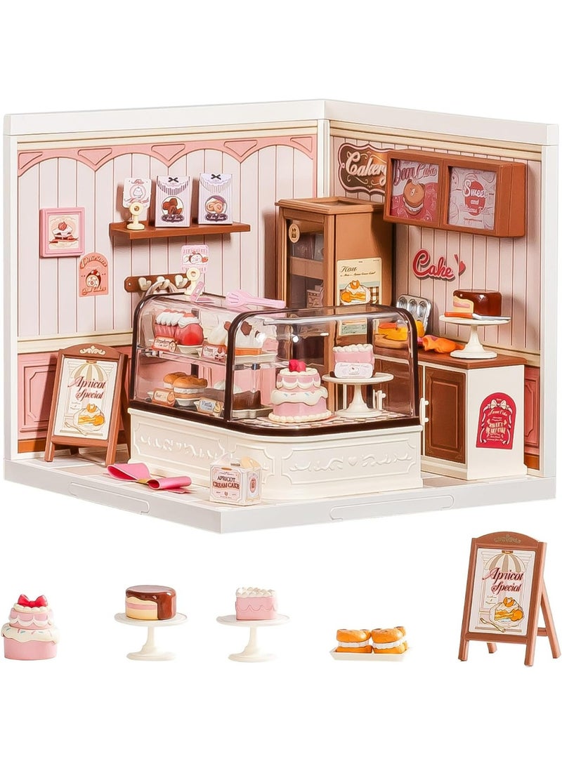 ROBOTIME 3D PUZZLE Rolife Tasty Cake Shop DIY Miniature House DW019B - Image 1