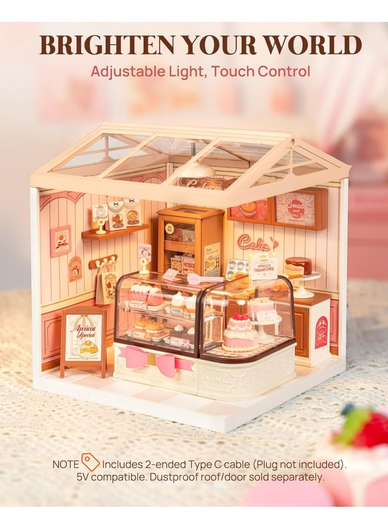 ROBOTIME 3D PUZZLE Rolife Tasty Cake Shop DIY Miniature House DW019B - Image 2