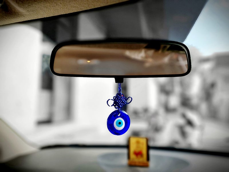 eSplanade Vastu/Feng Shui Evil Eye Car and Door Hanging for Good Luck and Prosperity, Standard (Evil Eye Small for Car) - Image 2