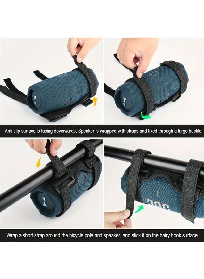 Universal Bike Speaker Mount Black Adjustable Strap Holder For JBL Charge UE Boom Sony - Image 5