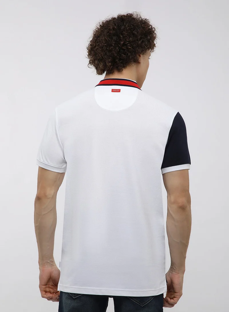 BEVERLY HILLS POLO CLUB Logo Striped Polo