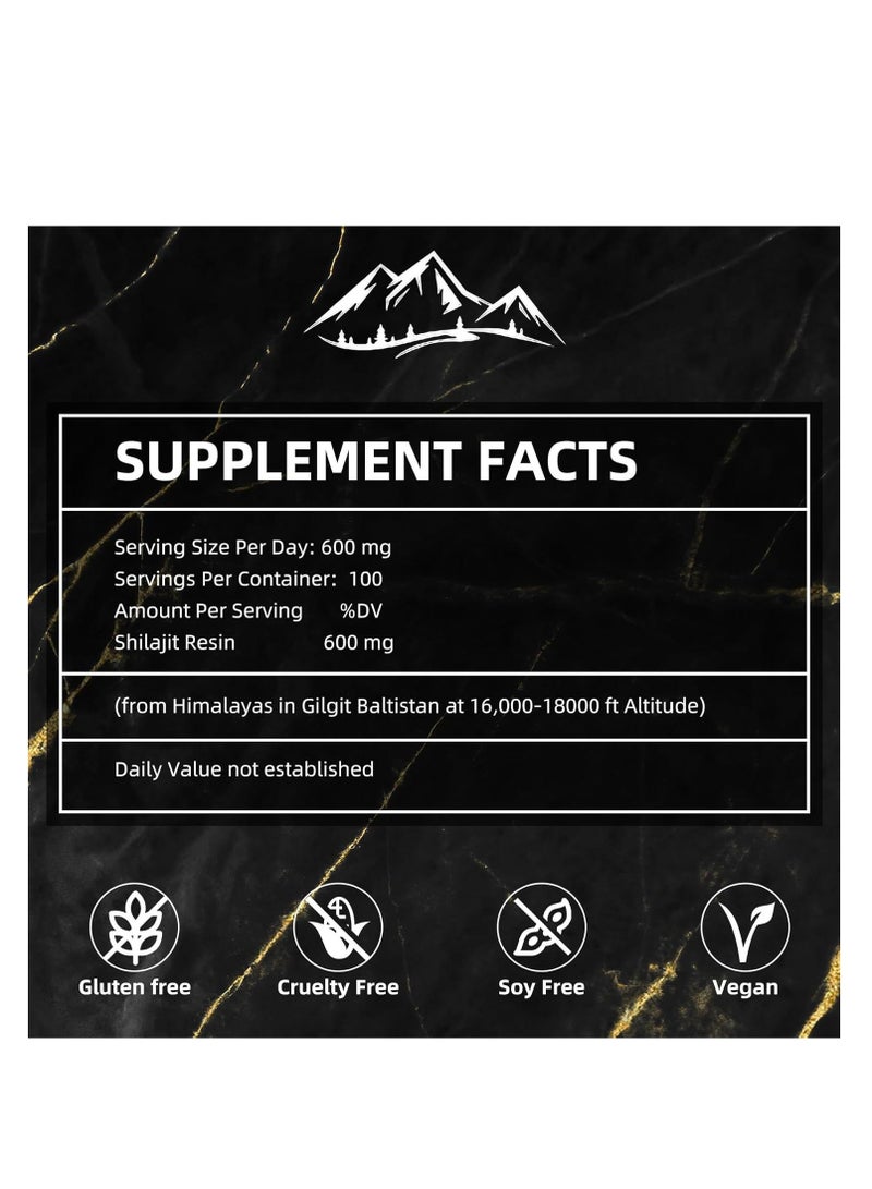 BIYODE Shilajit Pure Himalayan Organic Shilajit Resin - 600mg Potency Gold Grade Shilajit Supplement, Natural & Authentic with 85+ Trace Minerals & Fulvic Acid, Energy & Immune Support Men & Women, 50 Grams - Image 5