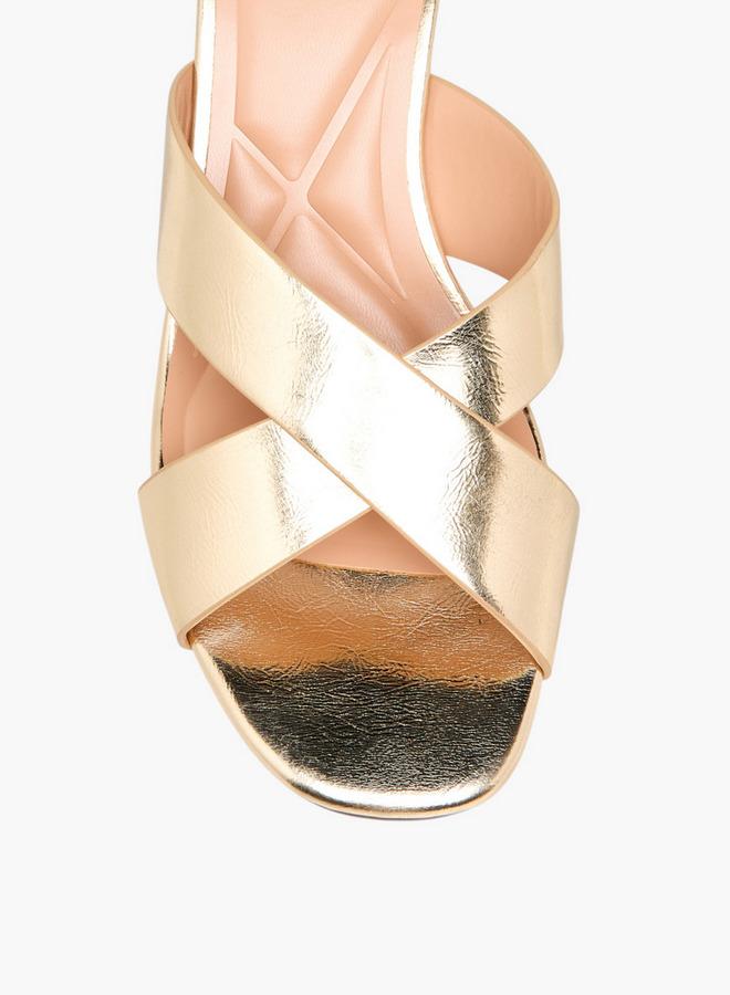 Celeste Women Crisscross Kitten Heel Sandals - Image 4