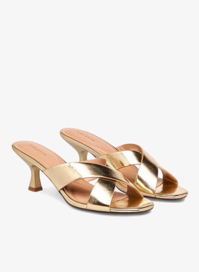 Celeste Women Crisscross Kitten Heel Sandals - Image 3