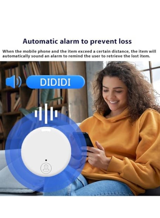 Smart Finder Bluetooth Smart Air Tag Anti Lose Reminder key Finder Works with Android/IOS Tracker AirTag for Keys, Kids, Elderly, Pet, Bags and Wallets (White) - Image 5