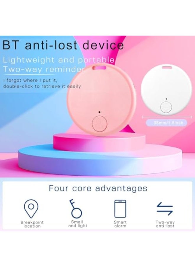 Smart Finder Bluetooth Smart Air Tag Anti Lose Reminder key Finder Works with Android/IOS Tracker AirTag for Keys, Kids, Elderly, Pet, Bags and Wallets (White) - Image 2