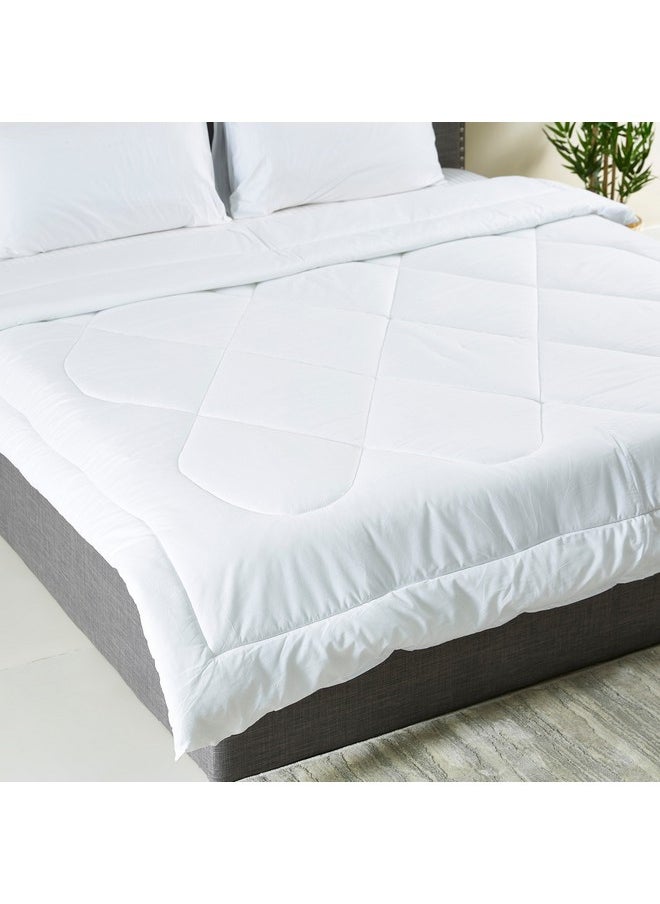 Home Box Ballina 3-Piece Solid Cotton Super King Comforter Set 240 x 240 cm  - Image 3