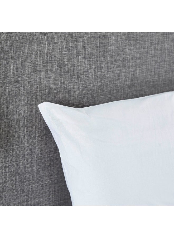 Home Box Ballina 3-Piece Solid Cotton Super King Comforter Set 240 x 240 cm  - Image 5