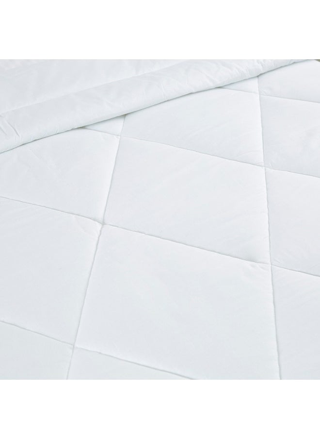 Home Box Ballina 3-Piece Solid Cotton Super King Comforter Set 240 x 240 cm  - Image 4