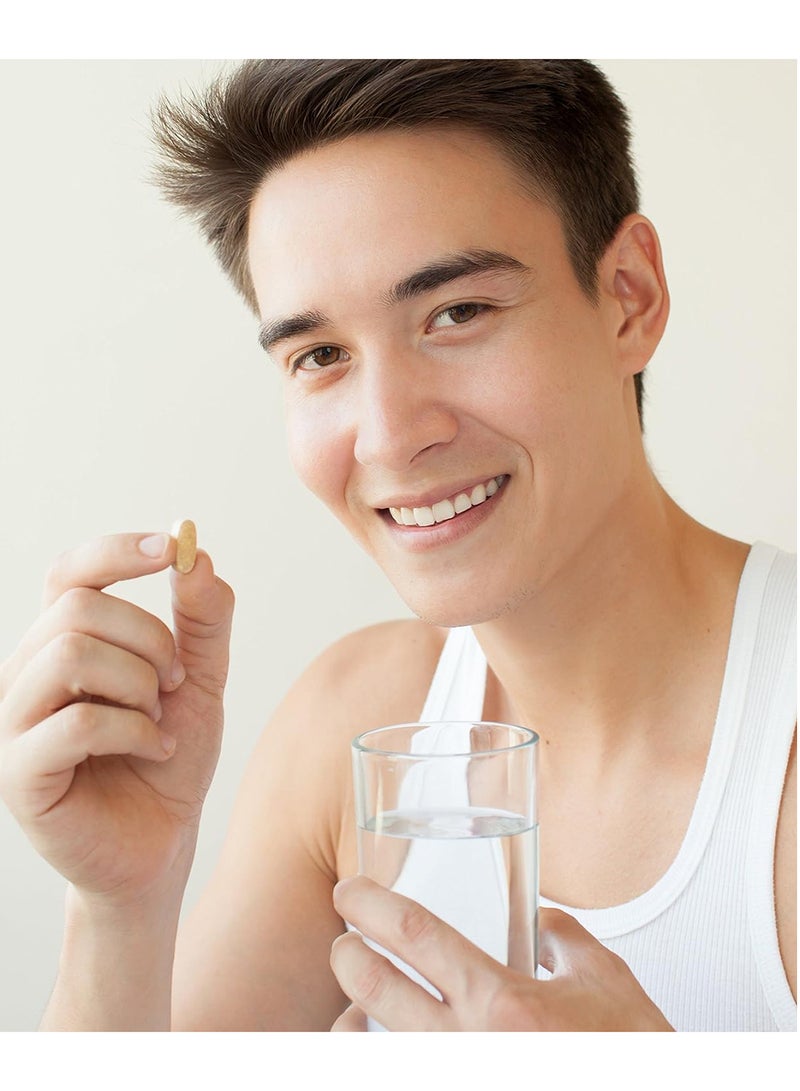 DrFormulas هايروميغا 3 في 1 فيتامينات نمو الشعر مع مثبط DHT مكمل البيوتين للشعر والبشرة والأظافر للنساء والرجال 120 حبة - Image 4