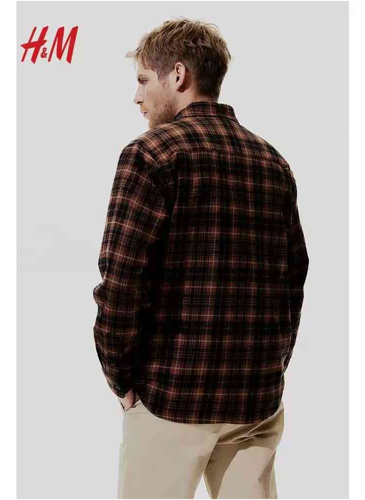 H and M - HM Autumn New Fashionable Casual Loose Long Sleeved Shirt - Image 1