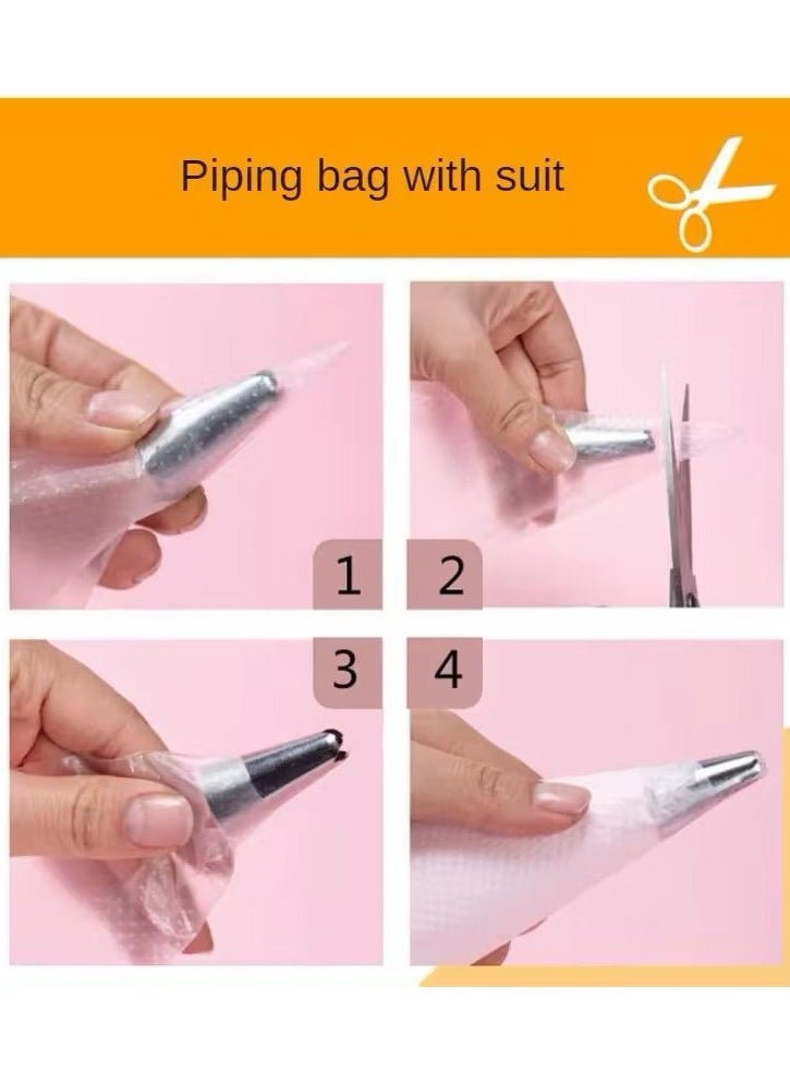 A Confectionery Bag Of 100 Pieces Size L Used Once To Decorate Cakes Pastries And Whipping Cream It Is Useful In The Bakery And Kitchen And For Decorating Cakes And Bread